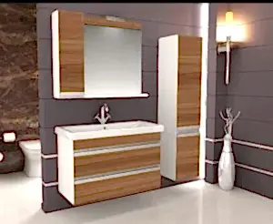 Banyo Dolabı 25 Banyo dolap sistemleri İstanbul tasarım - BANYO BH 604 1