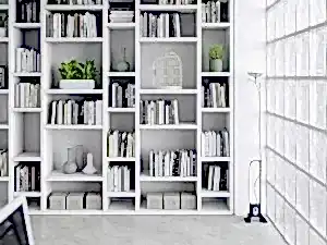 Çalışma masası ve kitaplık İstanbul özel ölçü - Calisma Masasi ve Kitaplik BH 549