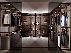 Giyinme odası ray dolap tasarımı İstanbul - Giyinme Odasi Bh 265