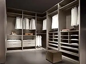 Giyinme odası ray dolap tasarımı İstanbul - Giyinme Odasi Bh 267