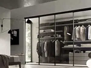 Giyinme odası ray dolap tasarımı İstanbul - Giyinme Odasi Bh 269