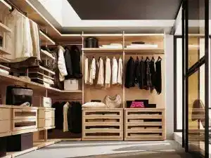 Giyinme odası ray dolap tasarımı İstanbul - Giyinme Odasi Bh 271