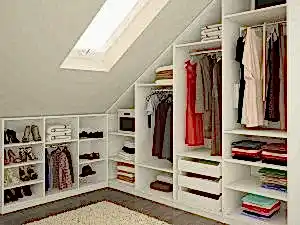 Giyinme odası ray dolap tasarımı İstanbul - Giyinme Odasi Bh 278