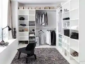 Giyinme odası ray dolap tasarımı İstanbul - Giyinme Odasi Bh 287