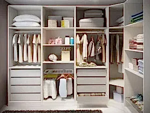 Giyinme odası ray dolap tasarımı İstanbul - Giyinme Odasi Bh 288