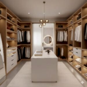 anahtar teslim giyinme odasi