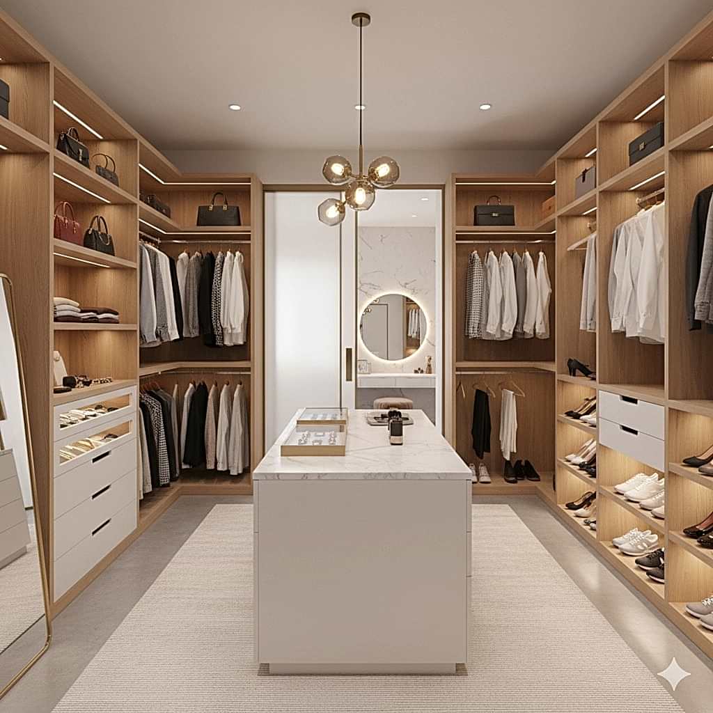 anahtar teslim giyinme odasi